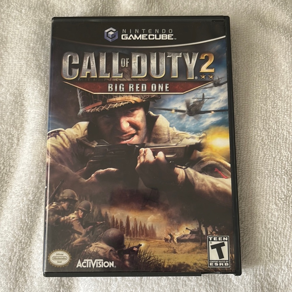 Nintendo GameCube call of duty 2 Big red one